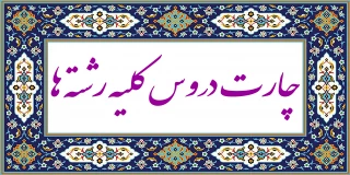 چارت درسی
